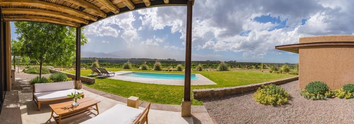 Casa Crux - Bodega Alfa Crux Villa Eugenio Bustos Eksteriør bilde